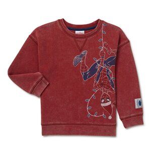 Spider-Man Baby and Toddler Boys Festive Crewneck Sweatshirt, 12M  -3T, NWT
